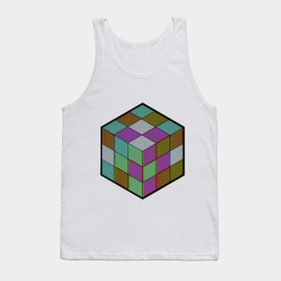 Retro VHS Rubik's Cube Tank Top